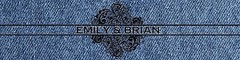 Denim & Black Lace wedding anniversary Engagement Birthday Water Bottle Labels