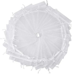 Attractive Multi-Color Organza Pouches – 50pcs 3.54»x4.33» for Gift Wrapping