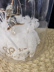 Beautiful Unique Glass Dolphin Wedding Cake Topper