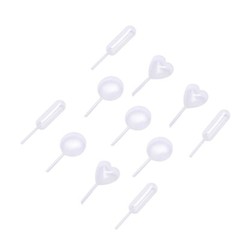 Clear 150 Mini 4ml Plastic Dessert Toppers Cupcake Pipette Flavor Infusers Party