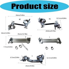Multiple Angle Adjustable Drum Expansion Stand Easy to Assemble Alloy Texture