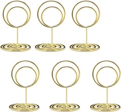 Versatile 20pcs Gold Table Number Holders for Elegant Events & Celebrations