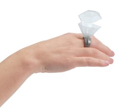 Ring Shaped Fillable Wearable Shot Cups Opening Lids Bachelorette Wedding Party