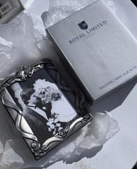 Wedding Album ~ Royal Limited Brushed Metal Photo Frame 4×6- 80 Pages + NEW