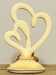 Western Themed Wedding Cake Topper Cowboy Hats & Rope