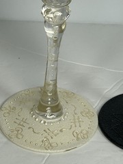 FUN HP Bride Groom Face Lillian Rose Wedding Toasting Flutes Champagne Glasses