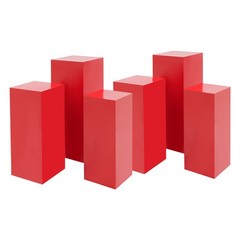 6 PCS Display Pedestal Stand, Display Pillars for Birthday Party Wedding
