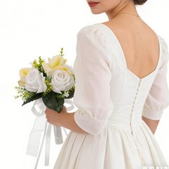 Simulated Rose Bouquet Bridal Artificial Flowers Wedding Bouquets for Brides