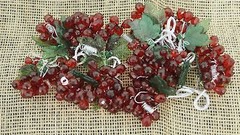 Grape Bunch Vines Floral Leaves Acrylic Wedding Baby Shower Gift Embellishments