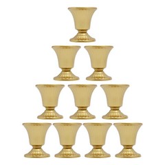 10Pcs Mini Metal Wedding Centerpieces Flower Vase Gold For Wedding Party New USA