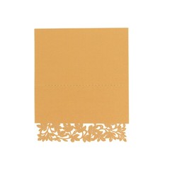 50 GOLD Paper Table Name PLACE CARDS Laser Cut Leaf Vine Design Party Events