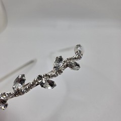 Trisen Silver Rhinestone Bridal Headband Wedding Prom Party Hair Accessory