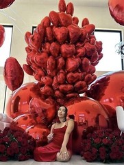 10Pcs 18” Red Heart Mylar Foil Balloons Birthday Party Romantic Decor
