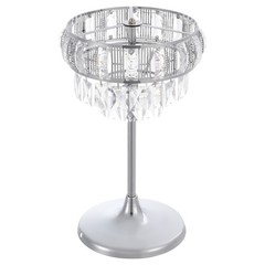 Elegant Wedding Flower Stand with Crystal Pendants for Events and Decorations