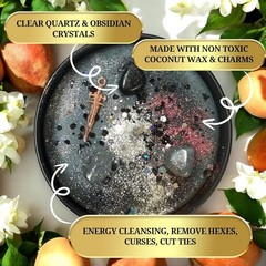 Destroy Everything Spiritual Candle to Cut Ties, Remove hexes and Bad Luck | …