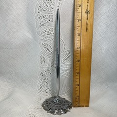 Silver Guest Signing Pen With Holder Stand