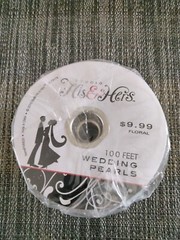 Wedding Pearls From His N Hers, 100 Feet String.