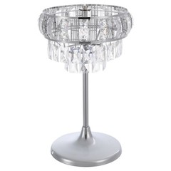 Elegant Wedding Flower Stand with Crystal Pendants for Events and Decorations