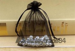 100Pcs Organza Wedding Party Favor Gift Candy Sheer Bags Jewelry Pouch
