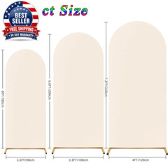 1Pc Arch Stand Cover Wedding Flower Door Decoration Polyester Elastic Set Backgr