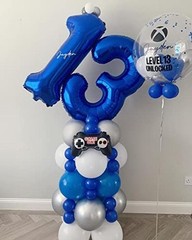 13 Number Balloons Giant 13 or 31 Balloons Navy 40 Inch Navy Blue Navy Blue 13