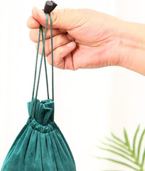 Velvet Drawstring Bags, 5Pcs 5 Colors Mixed Small Velvet Pouch, 6.2X7.8 Inches C