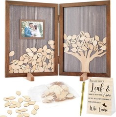 Gueevin 164 Pcs Wedding Decorations Favors Wedding Guest Book Alternatives 160 P