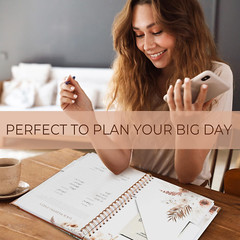 Beautiful Boho Wedding Planner Book and Organizer – Enhance Excitement and Makes