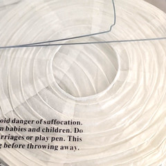 His & Hers Studio Solid White Paper Lanterns 3 Count per Pack 1 EA. 10″ 12″ 16″