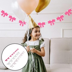 Mother’s Day Butterfly Flag Bunting Banner Wedding Bow Garland for Home Decor