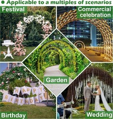 Extra Large Garden Arch 7.2Ft Wide 9.2Ft High Wedding Arch Ceremony Outdoor