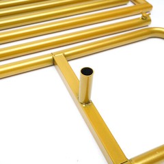 Metal Wedding Arch Frame Gold Iron Garden Party Stand Backdrop Flower Display~