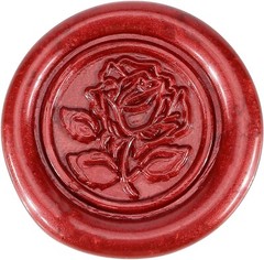 5 Metallic Red Sealing Wax Sticks with Wicks for Elegant Invitations & Gifts