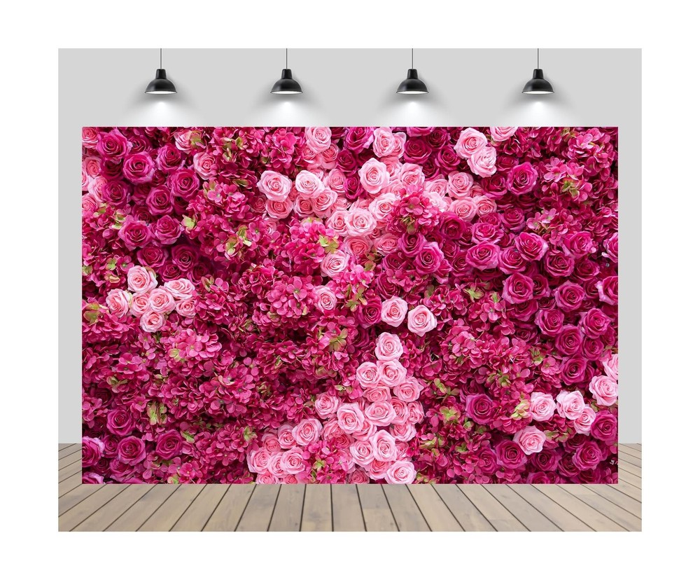 20ftx10ft Rose Wall Background Rose Photo Backdrops Spring Party Tea Party Fl…