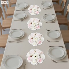 10pc Artificial Flower Ball Fake Floral Table Decor Wedding Bouquet Centerpieces