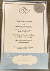 Club Wedd Target 50 Count Invitation Kit 50 Response Cards New In Unopened Box