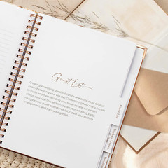 Beautiful Boho Wedding Planner Book and Organizer – Enhance Excitement and Makes