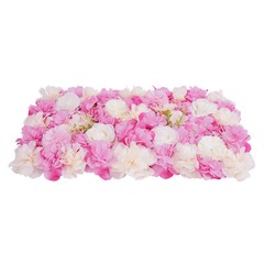 Wall Decor Pink 12PCS 15*15in Artificial 3D Flower Wall Panel Wedding Backdrop