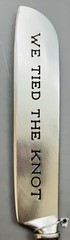 Mud Pie Vintage-Style Two-Piece “We Tied The Knot” Wedding Cake Server Set