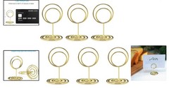 Versatile 20pcs Gold Table Number Holders for Elegant Events & Celebrations