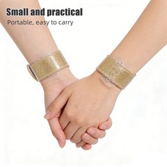 6 Pcs Prom Corsage Wristband Gold Wedding Wristlet Bridesmaid Gifts