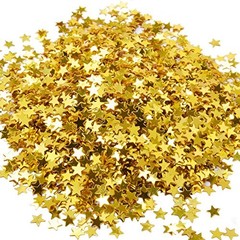 Gold Star Confetti Table Glitter Confetti Metallic Foil Stars Sequin for Grad