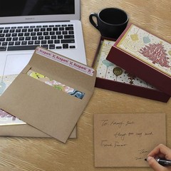 Xxcxpark 200 Qty Printable A7 200 Envelopes (5.25″ x 7.25″), Brown