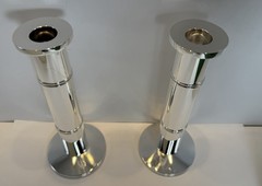 2 Sets Kate Spade x Lenox «Mr.» & «Mrs.» Champagne Glasses Candle Stick Holders