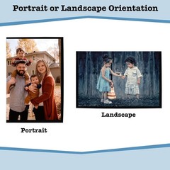 8 Pack 5×7 Inch Magnetic Photo Sleeves Picture Frames for Refrigerator