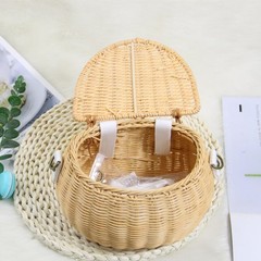 Basket with Lid Toy Container for Children Boys Girls Shoulder Bag