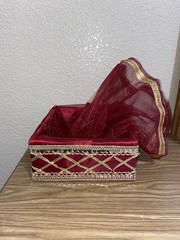 Indian Style Red and Gold Gift Basket for Special Occasion Wedding Party Favors
