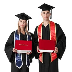 8.5″x11″ Smooth Padded Diploma Cover Certificate Holder 1 Pack Red