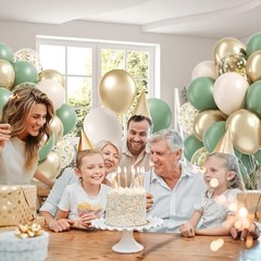 Sage green Balloons, 60pcs 12inch Sage green Sand White Green Sand White