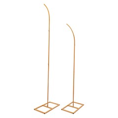 2Pcs Metal Wedding Arch Frame Garden Arbor Party Flower Backdrop Stands 6/8FT